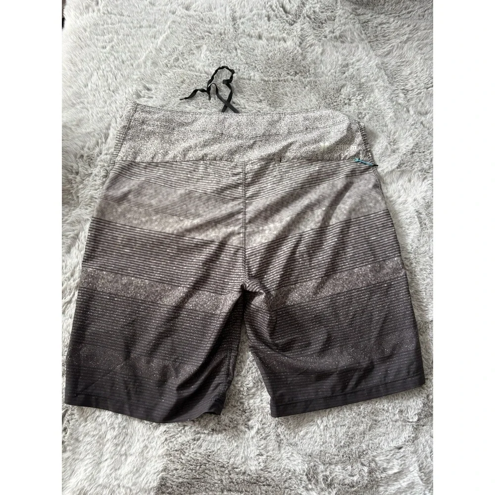 Hurley Board Shorts size 32 unlined drawstring swim trunks phantom